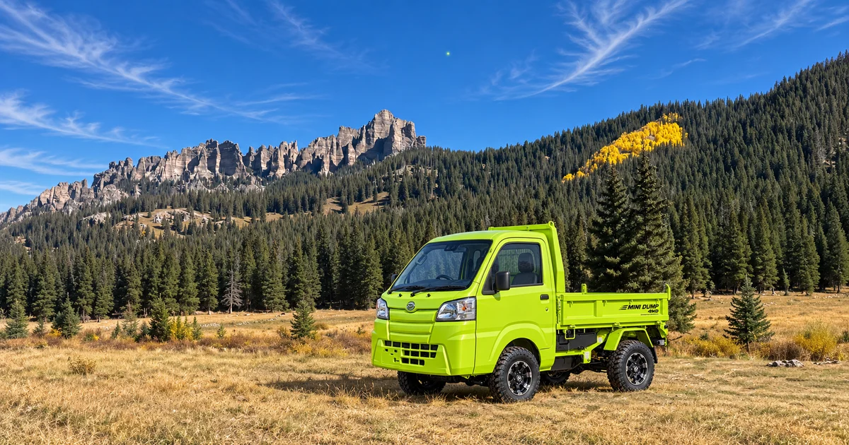 Generated Phosphor Lime / Mini Dump in Tyler’s supplied Colorado setting