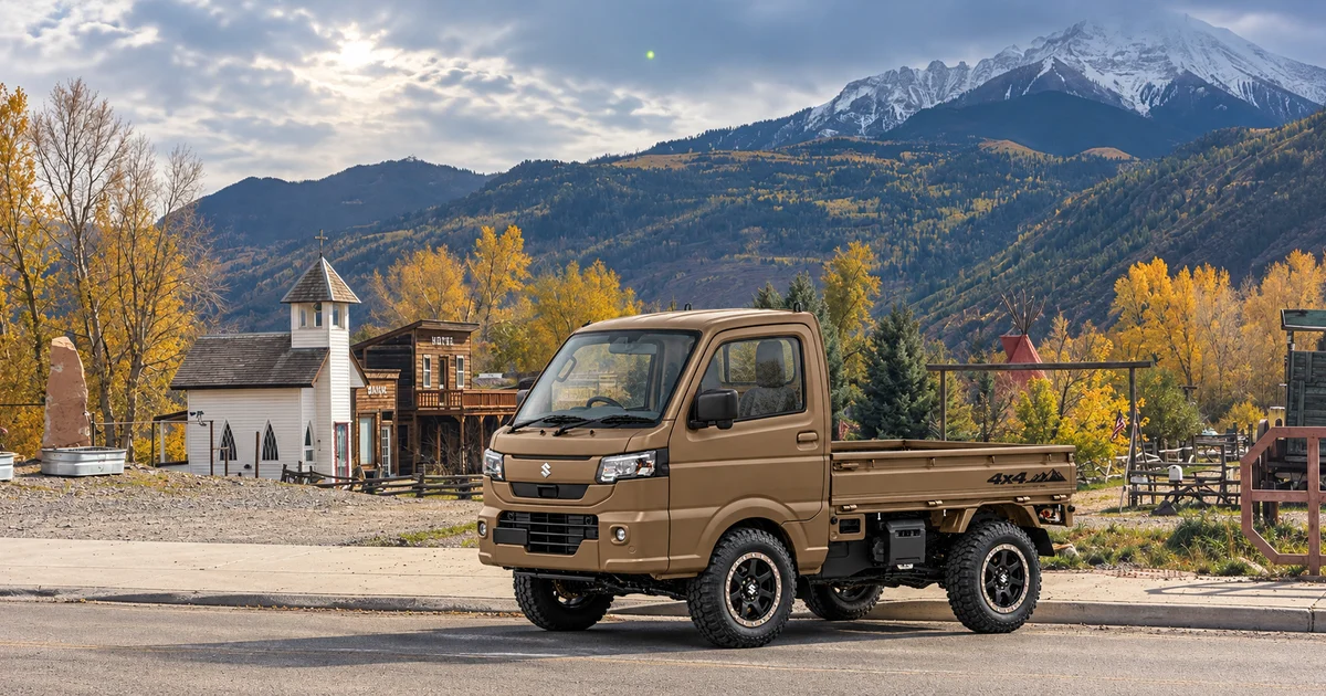 Generated Brindle Coyote / Suzuki Carry in Tyler’s supplied Colorado setting